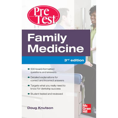 PreTest: Family Medicine، 3rd Edition