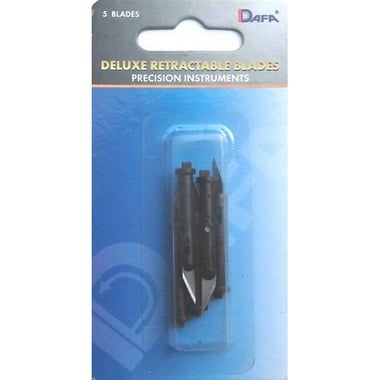 Dafa Deluxe Retractable Knife Blade Refill, 4 cm, Metal, for Model C-616S