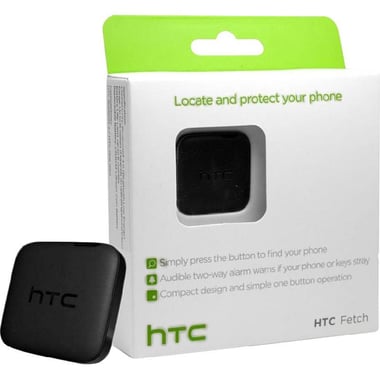 HTC BL A100 Fetch Tag Smartphone Security Device, Universal, for Most Smartphones with Bluetooth, Black