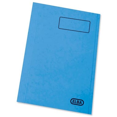 Elba Flat File Folder, A4, Blue