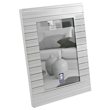 Frame House Photo Frame, 4" X 6", Silver, Aluminum/Glass
