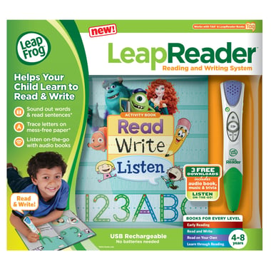 LeapFrog LeapReader Reading and Writing System Electronic Book, Green, English, 4 Years and Above