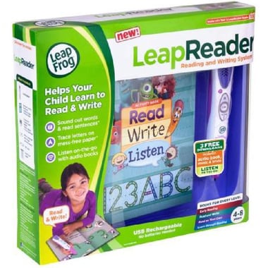 LeapFrog LeapReader Reading and Writing System Electronic Book, Pink, English, 3 Years and Above