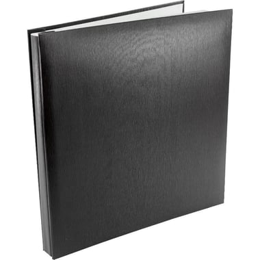 NCL Photo Album, Black Timber, Post-bound, 28 X 32.5 cm, 20 Sheets (Magnetic)