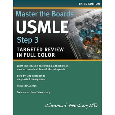 Master The Boards: USMLE Step 3, 3rd Edition - Targeted Review in Full Color