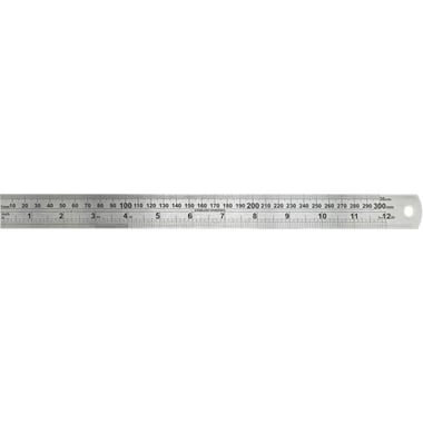 Ati Ruler, Straight Edge, 30 cm, Stainless Steel