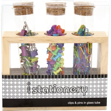 Roco iStationery Clip Set - Assorted, Paint Coated, Assorted Color
