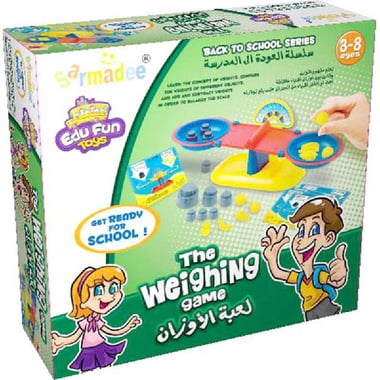 Sarmadee Edu Fun Toys The Weighing Game Math Learning Activity Set, Arabic/English, 3 Years and Above