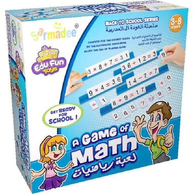 Sarmadee Edu Fun Toys A Game of Math Math Learning Activity Set, Arabic/English, 3 Years and Above