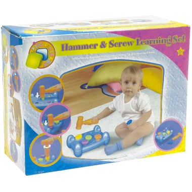 Winner Toys Kids Can Learn Hammer & Screw Preschool Learning Activity Set, One Year and Above