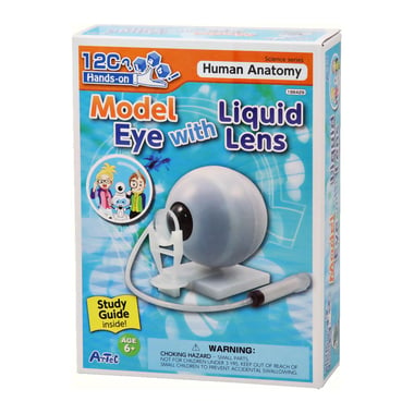 ArTeC 152C Hands-on Lab Model Eye With Liquid Lens Science Learning Activity Set, English, 6 Years and Above