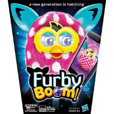 New-Boy Fur Furby, Boom - Sweet, Electronic Pet, 6 Years and Above