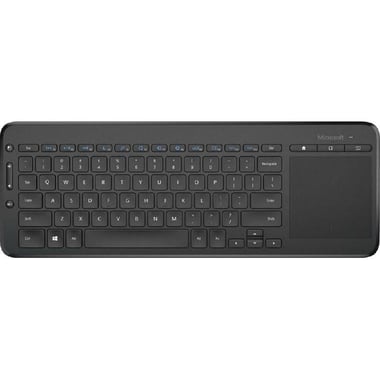 Microsoft All-in-One Media Keyboard, Wireless, for Laptop/Desktop Computer/Gaming Desktop Computer/CPU Windows OS, Black