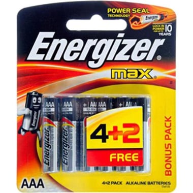 Energizer Max AAA Multipurpose Battery, 1.5 Volts,