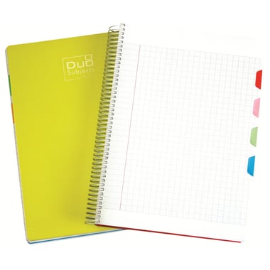 Bassile Freres Opaline Duo Subjects Notebook, Opaline, A4, 480 Pages (240 Sheets), 8 Subjects, Lined