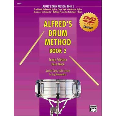 Alfred's Drum Method, Book 2 (Book & DVD)
