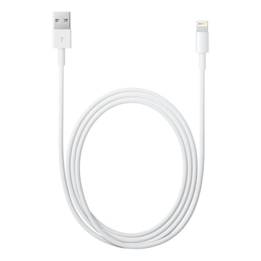 Apple Cable Lightning Lightning to USB Sync & Charge Cable, 2.00 m ( 6.56 ft ), White