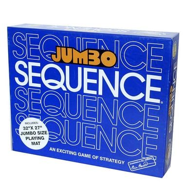 Jax Sequence Jumbo Strategy Game, 7 Years and Above, English