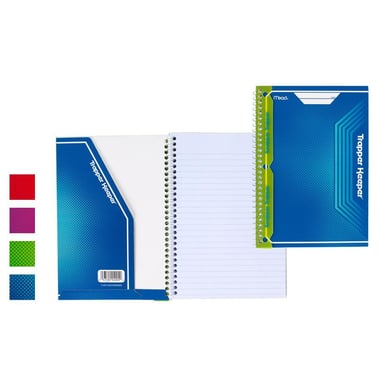 Trapper Keeper Notebook, 9.5" X 6", 160 Pages (80 Sheets), 1 Subject, Wide Ruled