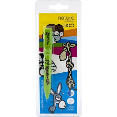 Inoxcrom Nature Zoo Animal Dry Ink Pen, Blue Ink Color, 0.5 mm, Ballpoint,
