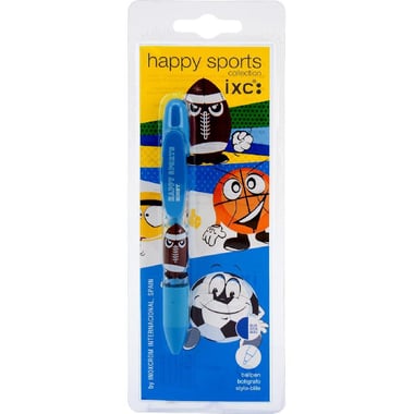 Inoxcrom Happy Sports Dry Ink Pen, Blue Ink Color, 0.5 mm, Ballpoint,