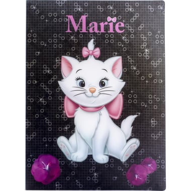 Disney Marie Cat File Catalogue, A4, 20 Pockets, Black