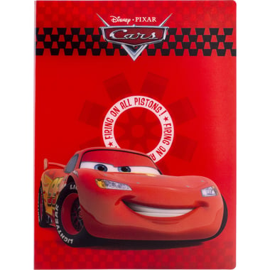 Disney Cars File Catalogue, A4, 20 Pockets, Red