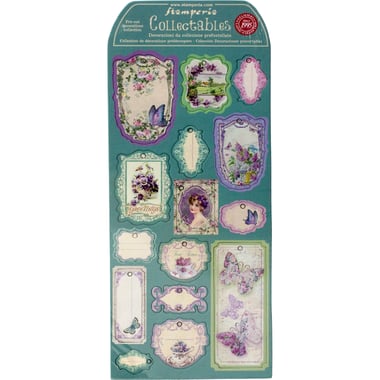 Stamperia Collectables Vintage Rose Pre-cut Decals, 15 X 30 cm, Assorted Color