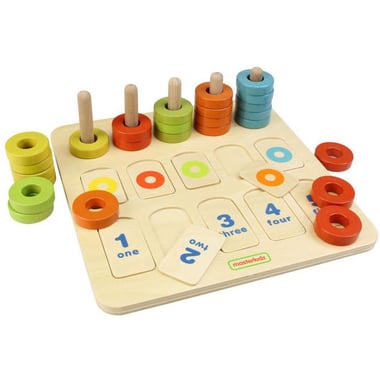 Masterkidz Counting & Colors Learning Board Math Learning Activity Set, English, 4 Years and Above