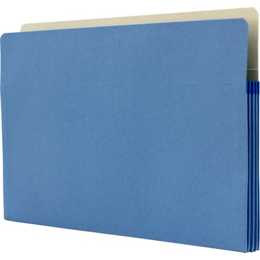 Smead File Pocket, Single Pocket, Legal Size, Tyvek (Tear-resistant), Blue