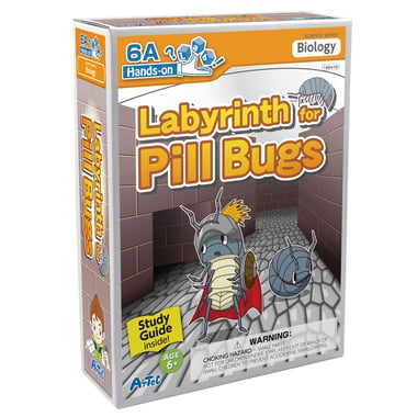 ArTeC 6A Hands-on Lab Labyrinth for Pill Bugs Science Learning Activity Set, English, 6 Years and Above