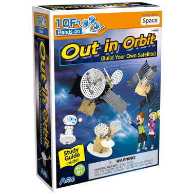 ArTeC 10F Hands-on Lab Out in Orbit (Build Your Own Satellite) Science Learning Activity Set, English, 6 Years and Above