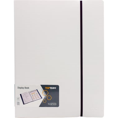 Top Team Display Book, 60 Pocket, A4, Polypropylene, White/Purple