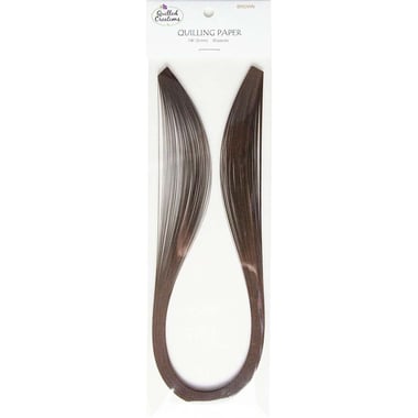 Quilled Creations Quilling Paper 1/8", Plain, Brown