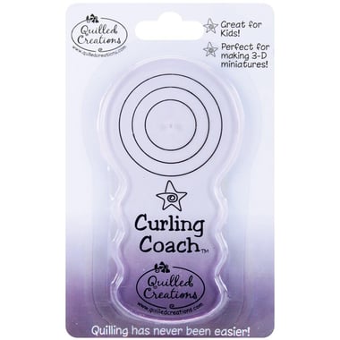 Quilled Creations Quilling Tool, Curling Coach, Purple