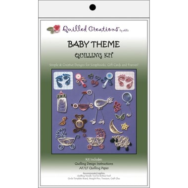 Quilled Creations Quilling Kit, "Baby Theme", Assorted Color