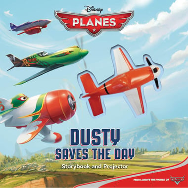Dusty Saves The Day، Storybook and Projector (Disney، Planes)