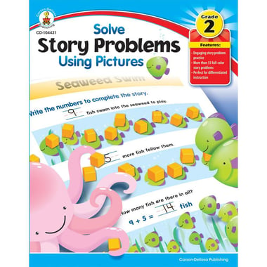 Solve Story Problems Using Pictures, Grade 2