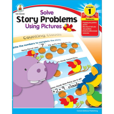 Solve Story Problems Using Pictures, Grade 1