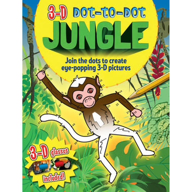 3-D Dot-to-Dot: Jungle - Join The Dots to Create Eye-popping 3-D Pictures