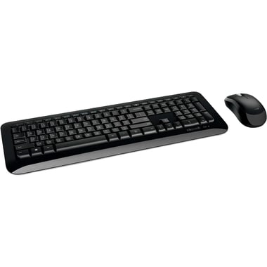 Microsoft 850 Wireless Desktop (Keyboard and Mouse), Wireless (2.4 GHz RF), for Laptop/PC Desktop Computer/CPU, Black