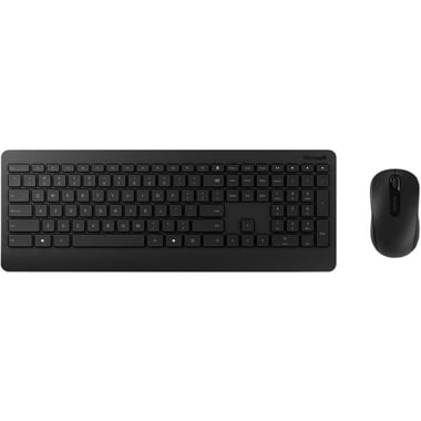 Microsoft 900 Wireless Desktop (Keyboard and Mouse), Wireless (2.4 GHz RF), for Laptop/PC Desktop Computer/CPU, Black