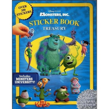 Sticker Book Treasury, Disney Pixar, Monsters