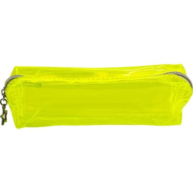 Soft Pencil Case, Star String, Clear Yellow