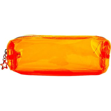 مقلمة أقلام رصاص ناعمة، ستار سترينج، برتقالي شفاف