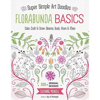 Florabunda Basics: Super Simple Line Art - Color, Craft & Draw, Blooms, Buds, Vines & More