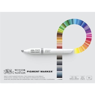 Winsor & Newton Pigment Marker Layout Bond, 75 gsm, White, A4, 50 Sheets