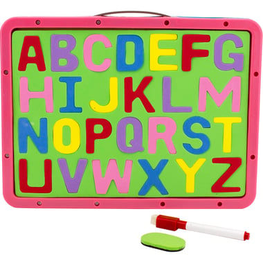 Magnetic Whiteboard, English Alphabets, 9" X 12", Assorted Color/White