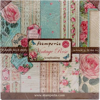 Stamperia Scrapbooking, Album, Shabby Rose, Assorted Color