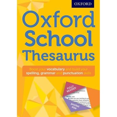 Oxford School Thesaurus 2016